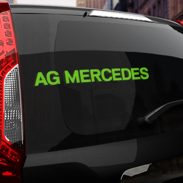 Наклейка AG Mercedes