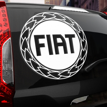 Наклейка Fiat logo