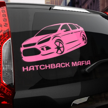 Наклейка HATCHBACK МАФИЯ (FORD FOCUS)