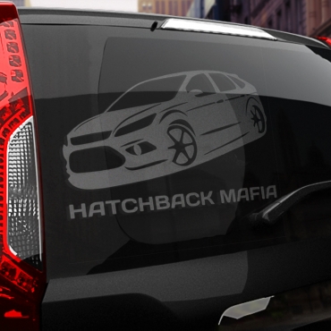 Наклейка HATCHBACK МАФИЯ (FORD FOCUS)