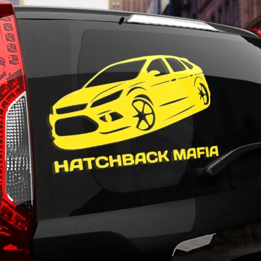 Наклейка HATCHBACK МАФИЯ (FORD FOCUS)