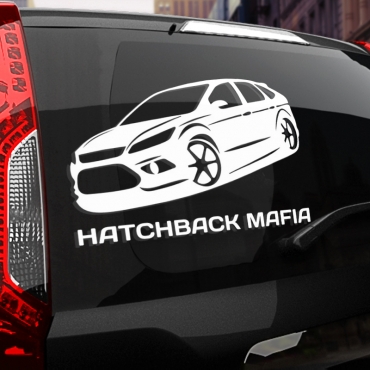 Наклейка HATCHBACK МАФИЯ (FORD FOCUS)