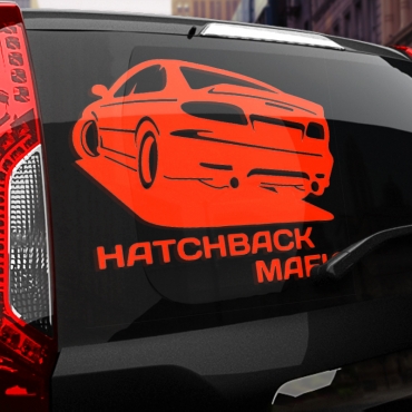 Наклейка HATCHBACK МАФИЯ (Subaru)