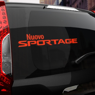 Наклейка KIA NUOVO Sportage