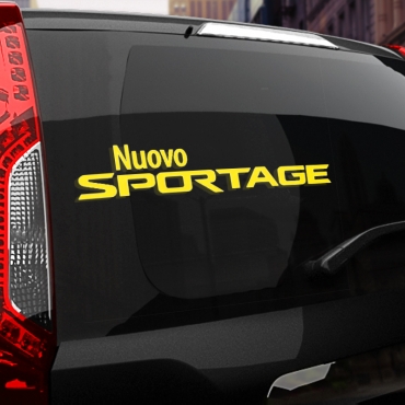 Наклейка KIA NUOVO Sportage