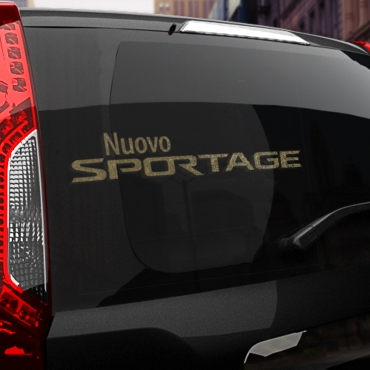 Наклейка KIA NUOVO Sportage