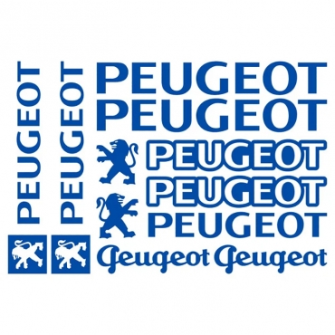 Наклейка Peugeot набор