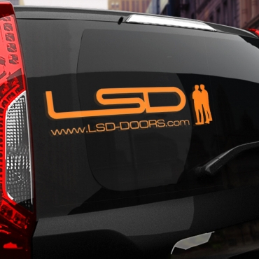 Наклейка LSD DOORS