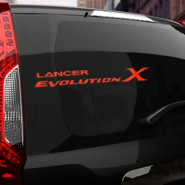 Наклейка Mitsubishi Lancer Evolution X