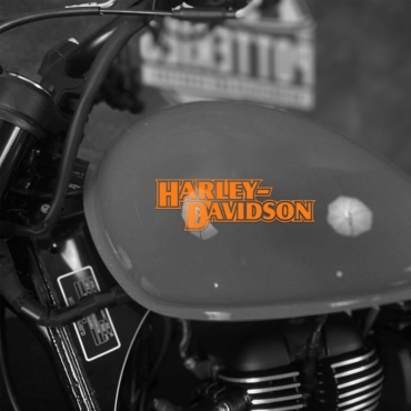 Наклейка на мотоцикл Harley-Davidson надпись