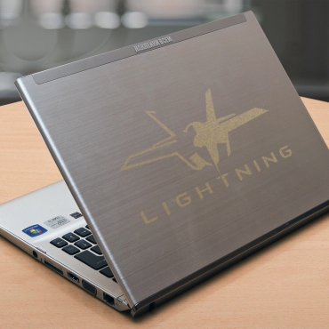 Наклейка на ноутбук msi lightning