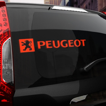 Наклейка Peugeot logo