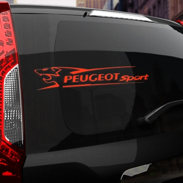 Наклейка Peugeot Sport