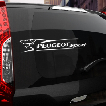 Наклейка Peugeot Sport