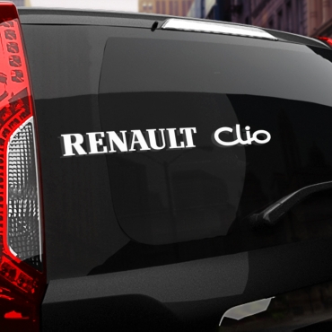 Наклейка Renault Clio