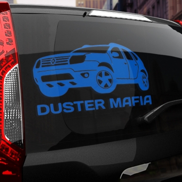 Наклейка RENAULT DUSTER МАФИЯ