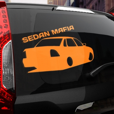 Наклейка SEDAN МАФИЯ (PRIORA)