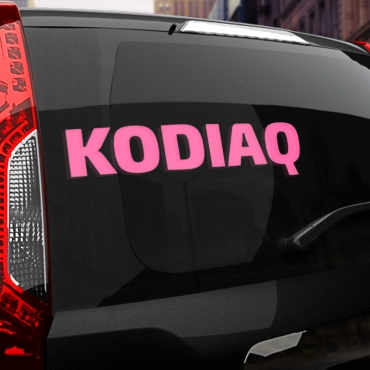 Наклейка SKODA kodiaq