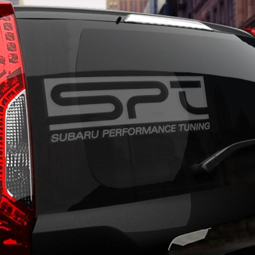 Наклейка SPT subaru performance tuning