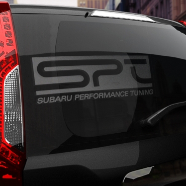 Наклейка SPT subaru performance tuning