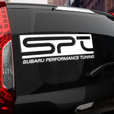 Наклейка SPT subaru performance tuning