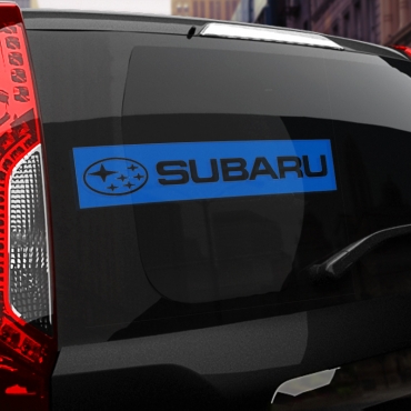 Наклейка Subaru надпись