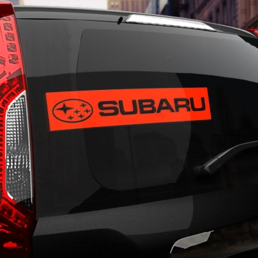 Наклейка Subaru надпись