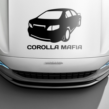 Наклейка TOYOTA COROLLA МАФИЯ