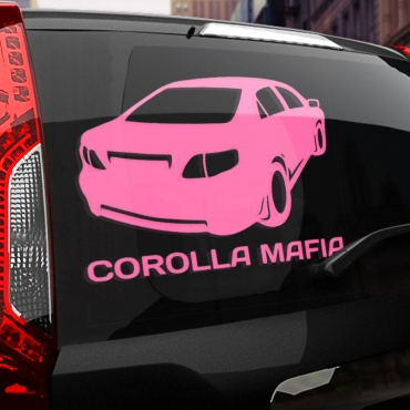 Наклейка TOYOTA COROLLA МАФИЯ