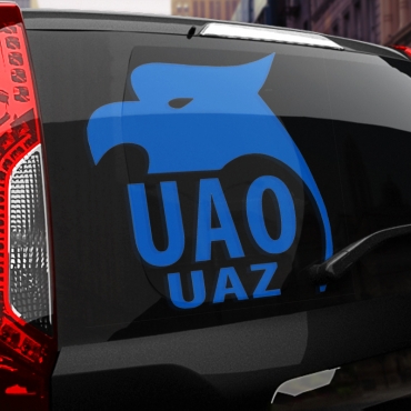 Наклейка UAO UAZ