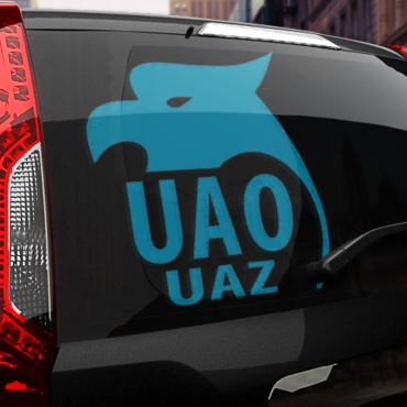 Наклейка UAO UAZ