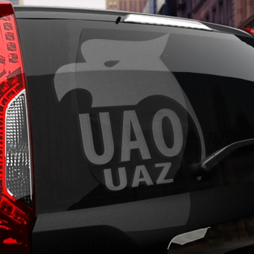 Наклейка UAO UAZ