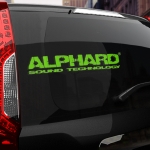 Наклейка ALPHARD