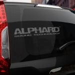 Наклейка ALPHARD