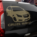 Наклейка CHEVROLET CRUZE МАФИЯ