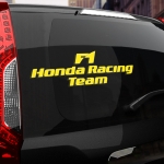 Наклейка F1 Honda Racing Team