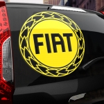 Наклейка Fiat logo