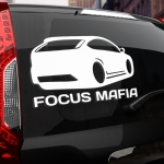 Наклейка FORD FOCUS МАФИЯ