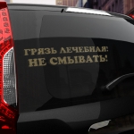 Наклейка грязь лечебная! не смывать!