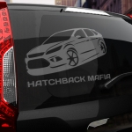 Наклейка HATCHBACK МАФИЯ (FORD FOCUS)