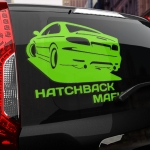 Наклейка HATCHBACK МАФИЯ (Subaru)