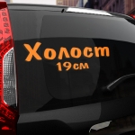Наклейка холост 19 см