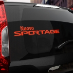 Наклейка KIA NUOVO Sportage