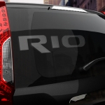 Наклейка KIA RIO