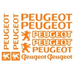 Наклейка Peugeot набор