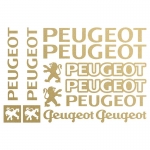 Наклейка Peugeot набор