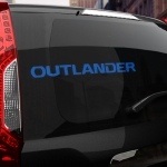 Наклейка Mitsubishi Outlander