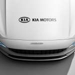 Наклейка надпись KIA MOTORS