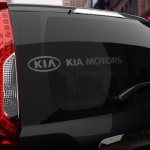 Наклейка надпись KIA MOTORS