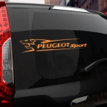 Наклейка Peugeot Sport